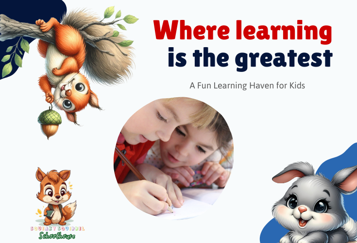 SqueakySquirrelSchoolhouse.com Learning Kids Image735x500