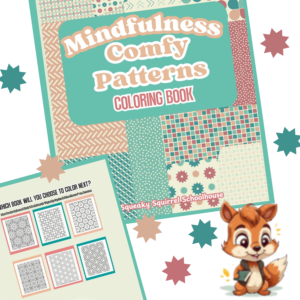 Mindfulness Comfy Patterns Coloring Book Web Image SqueakySquirrelSchoolhouse.com