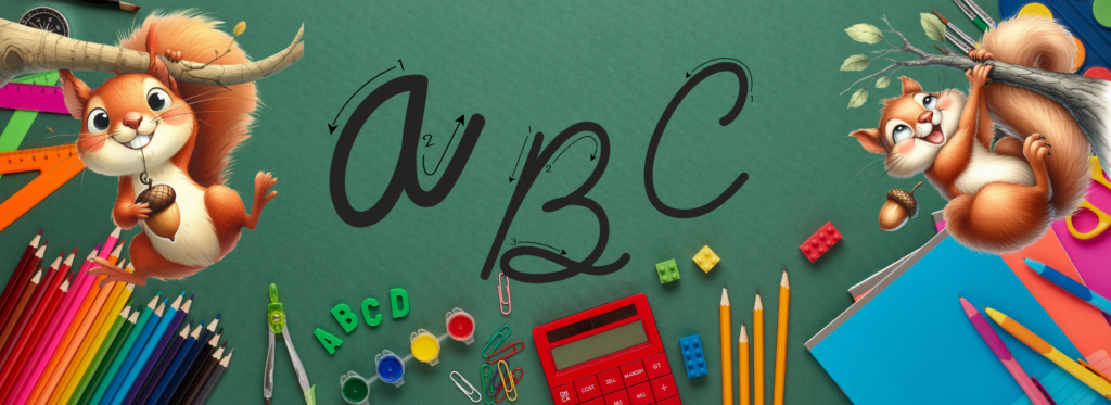 Squeaky Squirrel Starter Pack Cursive Handwriting Workbook for Kids Ages 8 12 Web Image SqueakySquirrelSchoolhouse.com