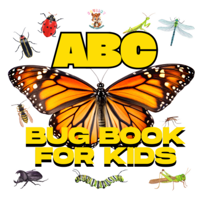 ABC Bug Book for Kids Ages 1-3 www.SqueakySquirrelSchoolhouse.com