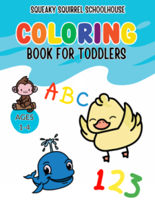 toddlers educational head start coloring book ages 1 3 squeakysquirrelschoolhouse.com