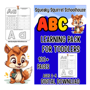 abc learnging pack for toddlers digital download 300x300 image squeakysquirrelschoolhouse.com
