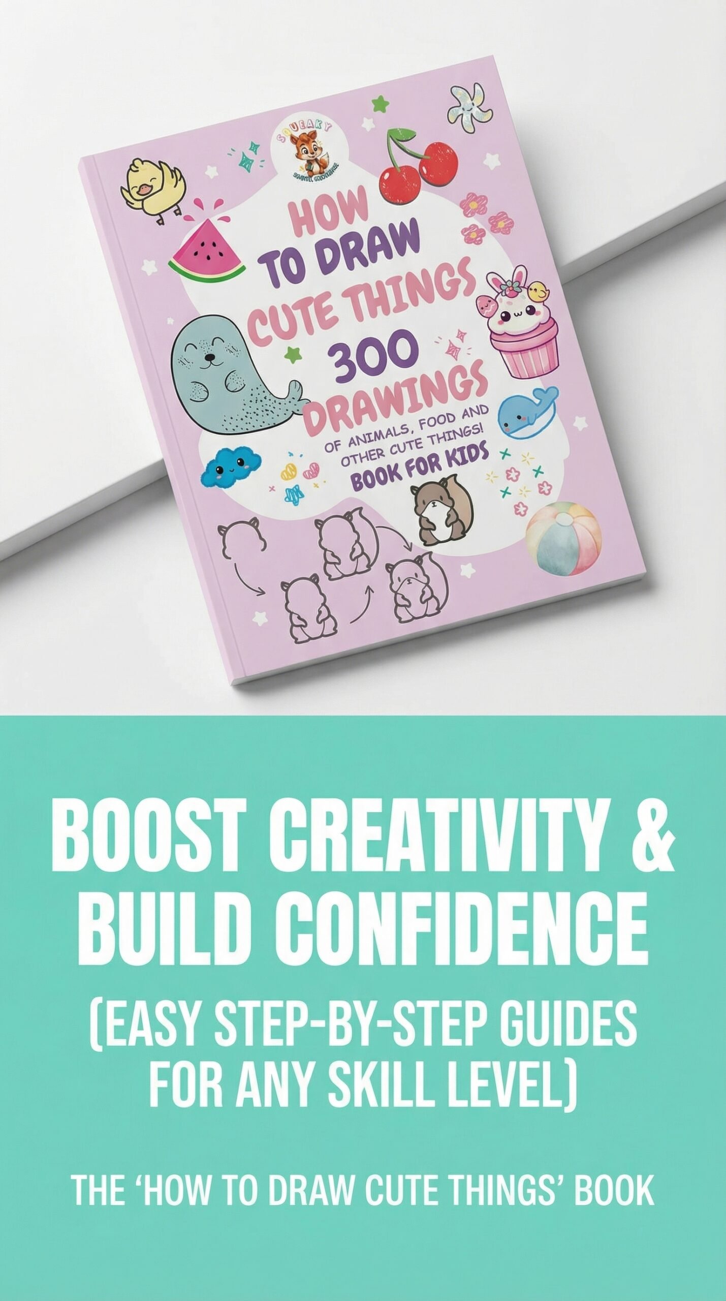 how to draw cute things book for kids image 3 squeakysquirrelschoolhouse.com