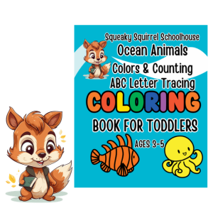 ocean animals colors & counting coloring book for toddlers image 300x300 squeakysquirrelschoolhouse.com