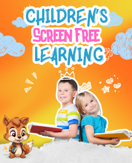 childrens screen free learning squeakysquirrelschoolhouse.com