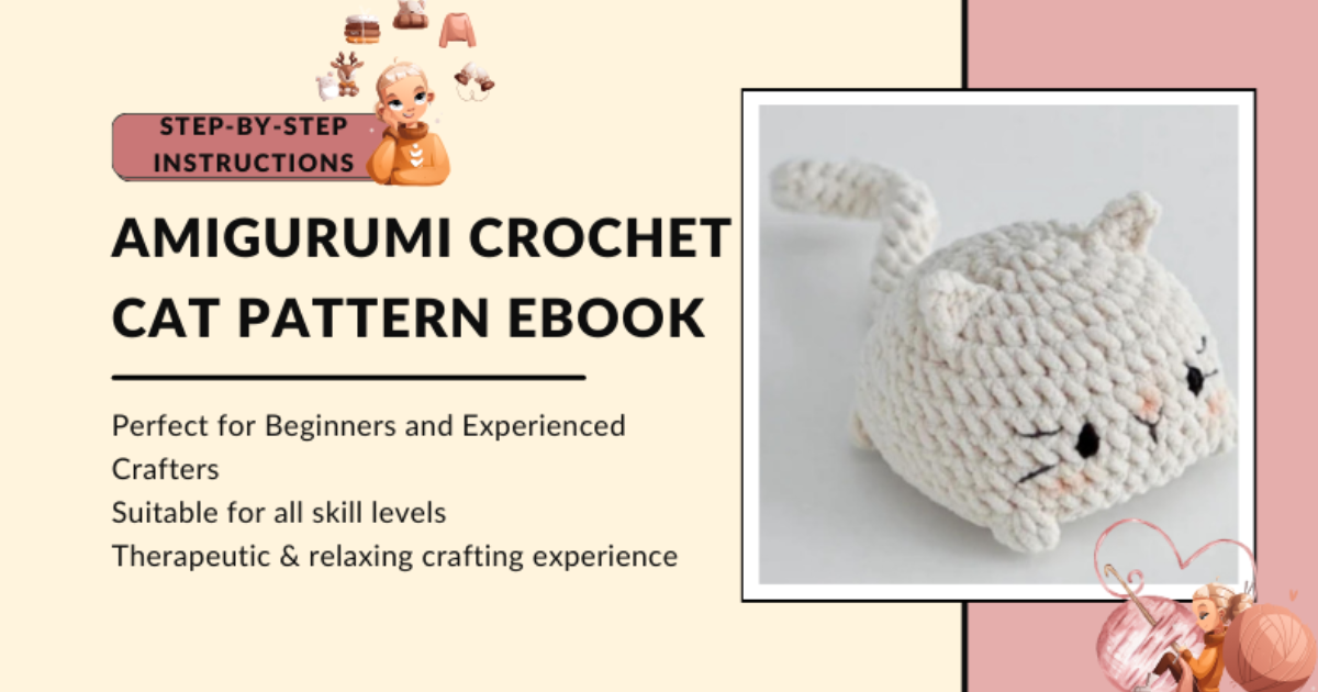amigurumi crochet cat pattern ebook amigurumi crochet cat pattern ebook