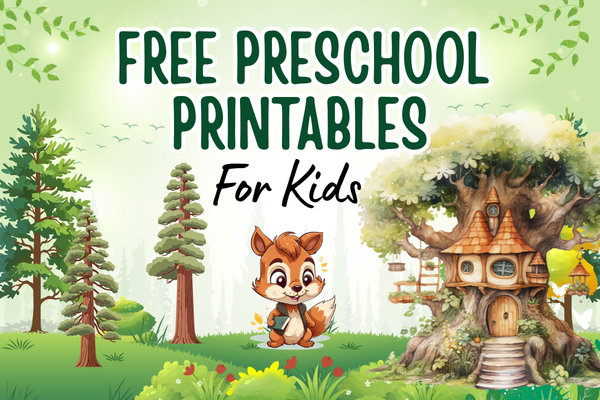 free preschool printables for kids parents homeschool teachers squeakysquirrelschoolhouse.com 600x400