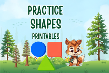 shape practice free printables 360x240 squeakysquirrelschoolhouse.com