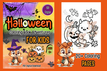 halloween coloring adventures