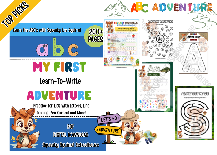 my first abc adventure web image 700x500 squeakysquirrelschoolhouse.com
