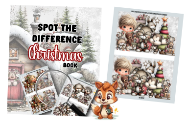 spot the difference christmas image 380x250 squeakysquirrelschoolhouse.com