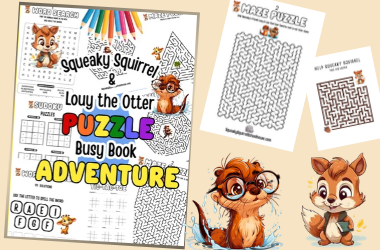 squeaky squirrel & louy the otter image 380x250 squeakysquirrelschoolhouse.com